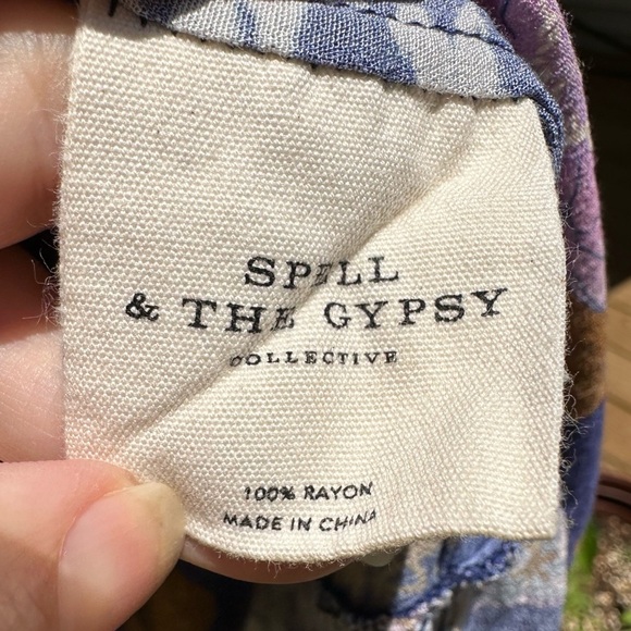 Spell and the Gypsy Wild Bloom Midi Dress Navy - Picture 10 of 13